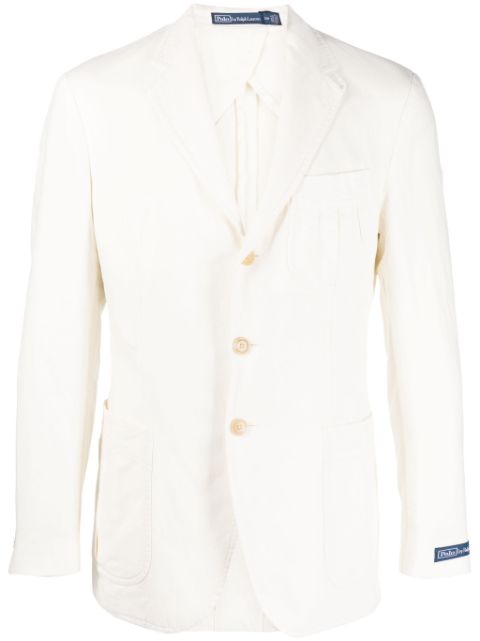 Polo Ralph Lauren single-breasted cotton-blend blazer Men