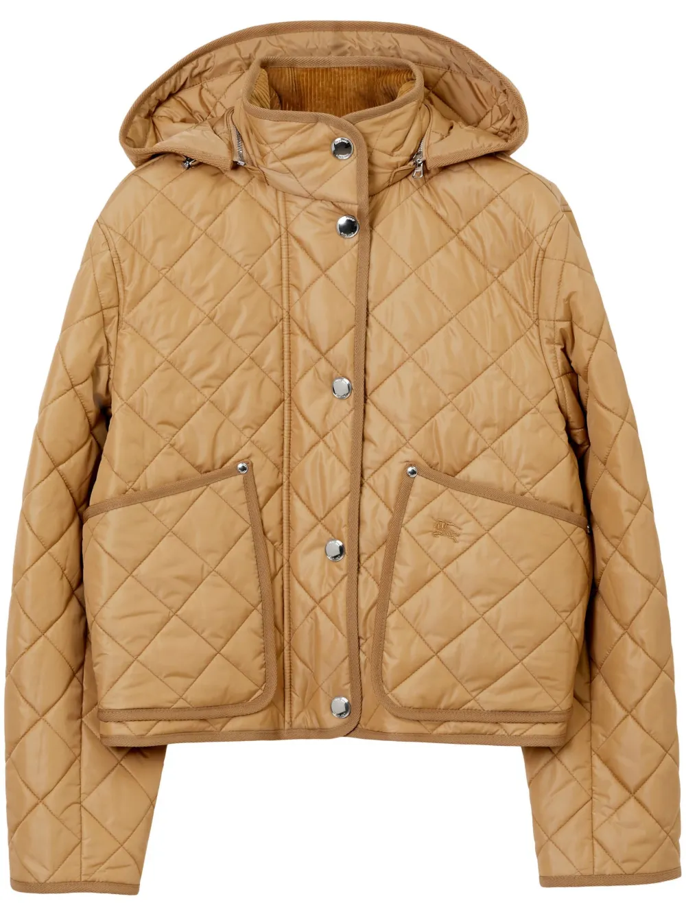 Burberry diamond-quilted Hooded Jacket - Farfetch