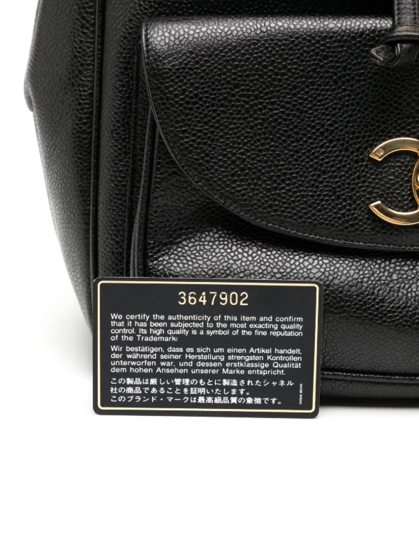 CHANEL Pre-Owned 1995 ココマーク ターンロック バックパック