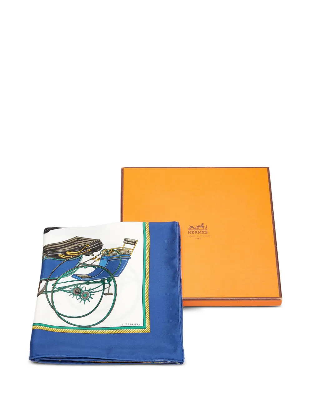 Herm s Les Voitures A Transformation Silk Scarf Farfetch