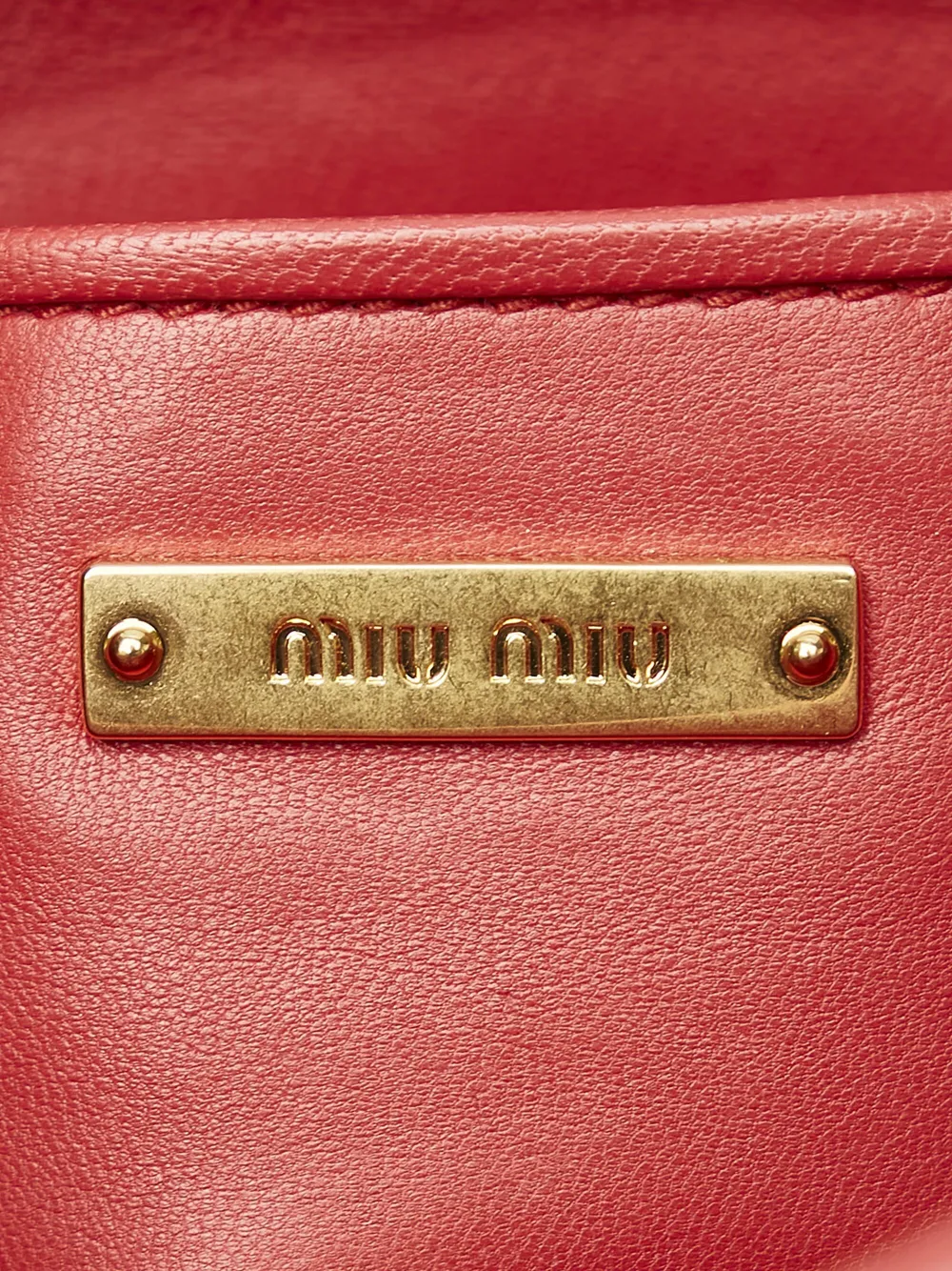 Miu Miu preowned Studded Crossbody Bag Farfetch
