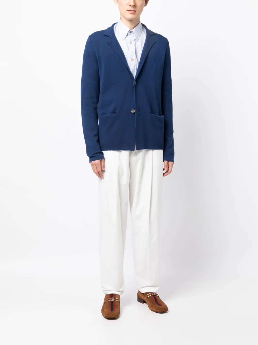 Luciano Barbera long-sleeved cotton cardigan | Cardigans | Image 2