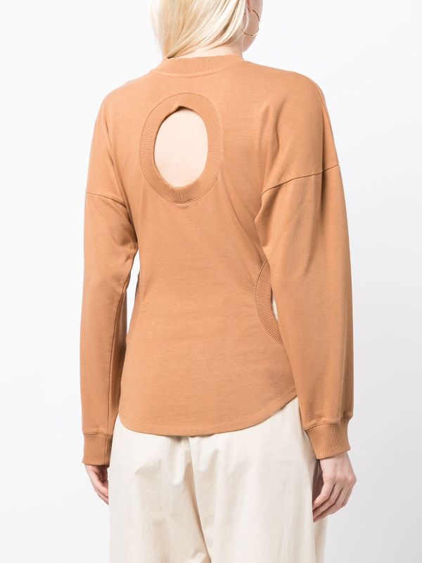 A.W.A.K.E. Mode cut-out Detail long-sleeve Top - Farfetch