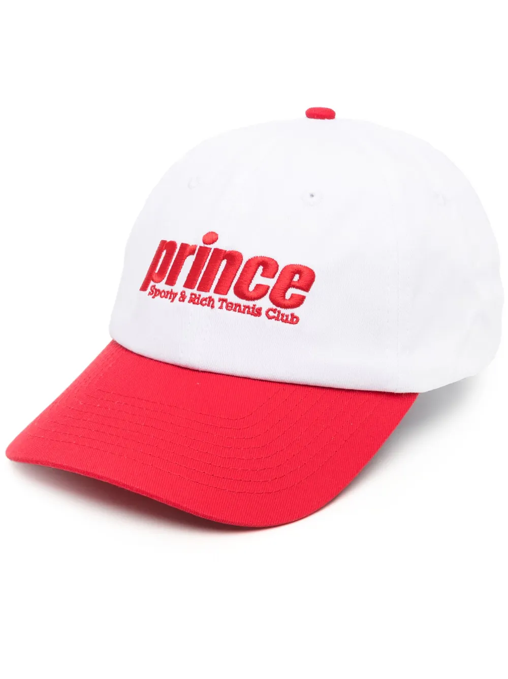 Sporty And Rich Embroidered-logo Baseball Cap In White