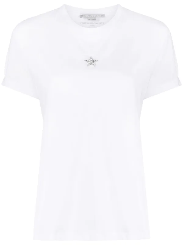Stella McCartney Mini Star Tシャツ | ホワイト | FARFETCH JP