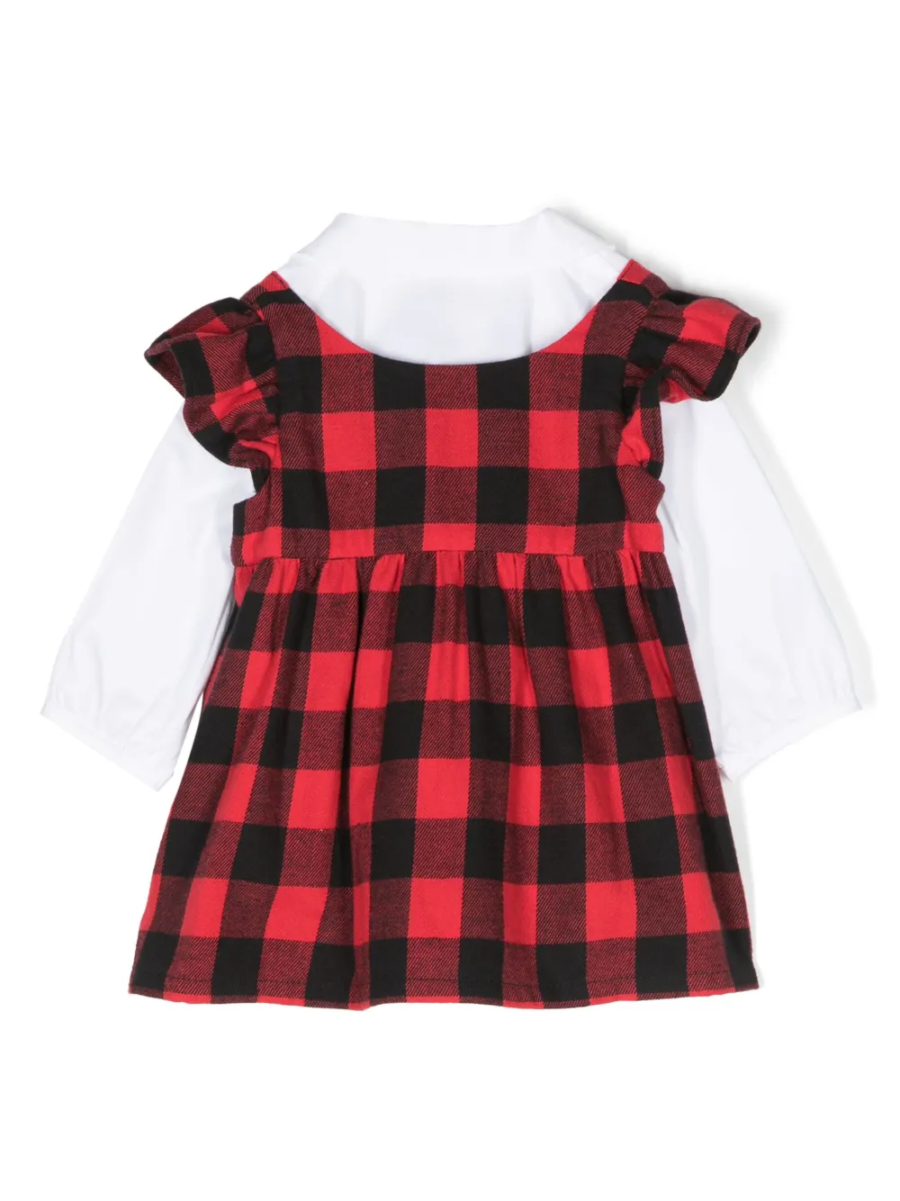 Moschino Kids Jurk met teddybeerprint - Rood