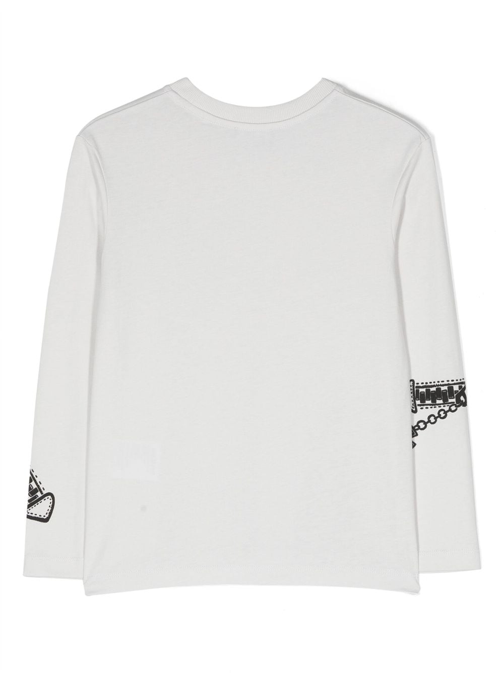 Shop Moschino Graphic-print T-shirt In Grey