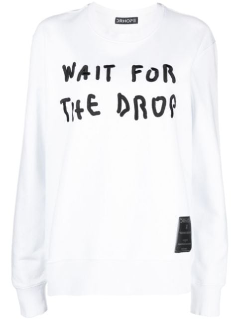 DRHOPE graphic-print cotton sweatshirt