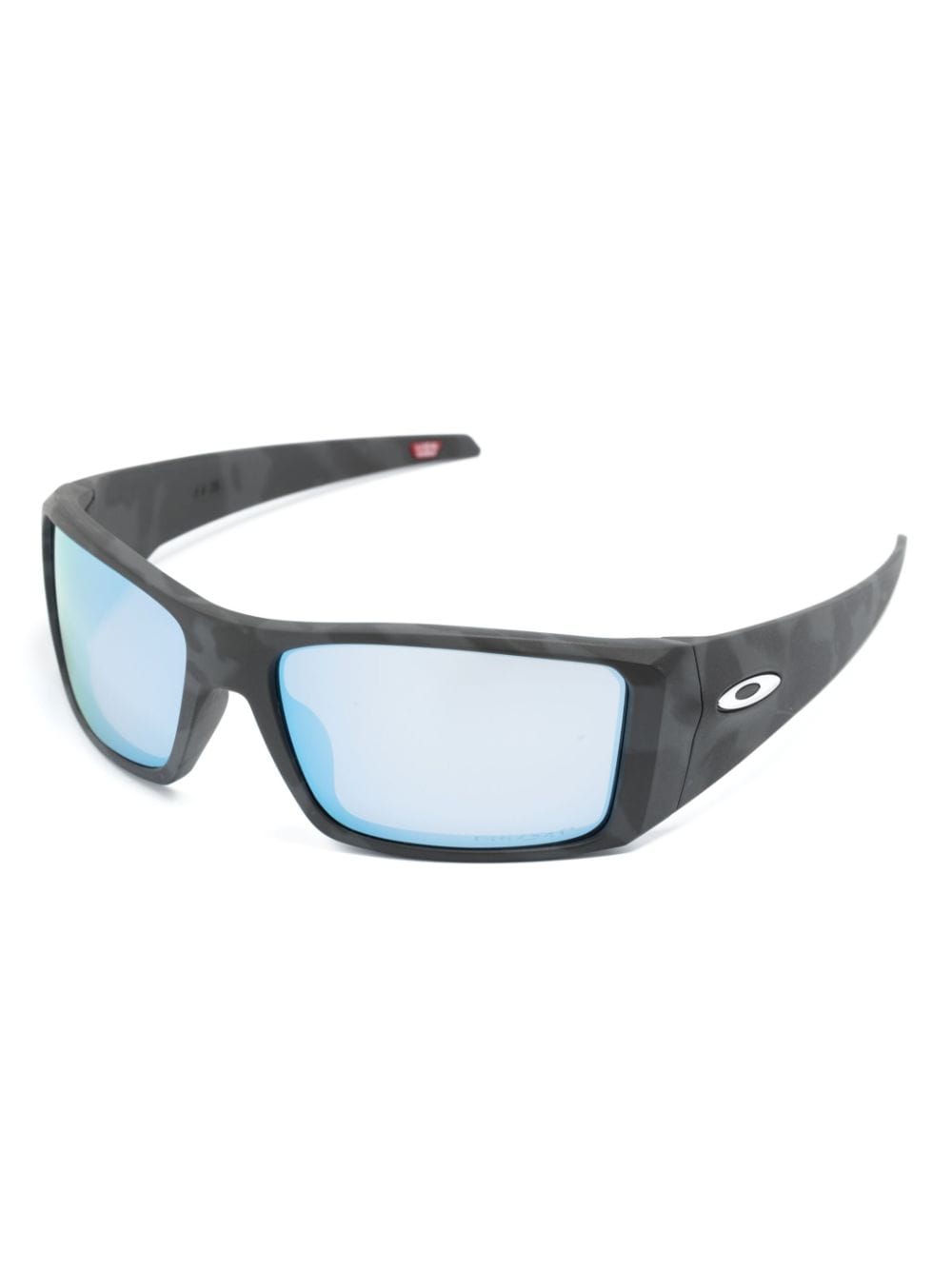 Shop Oakley Rectangle-frame Sunglasses In Blue