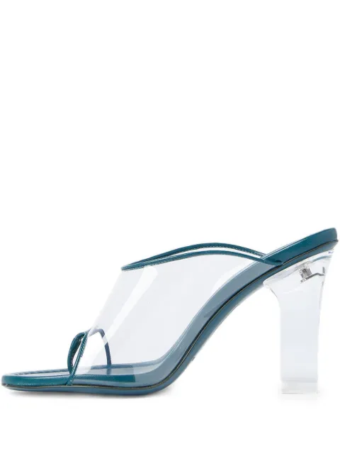 Honey Fucking Dijon sandalias con diseño transparente