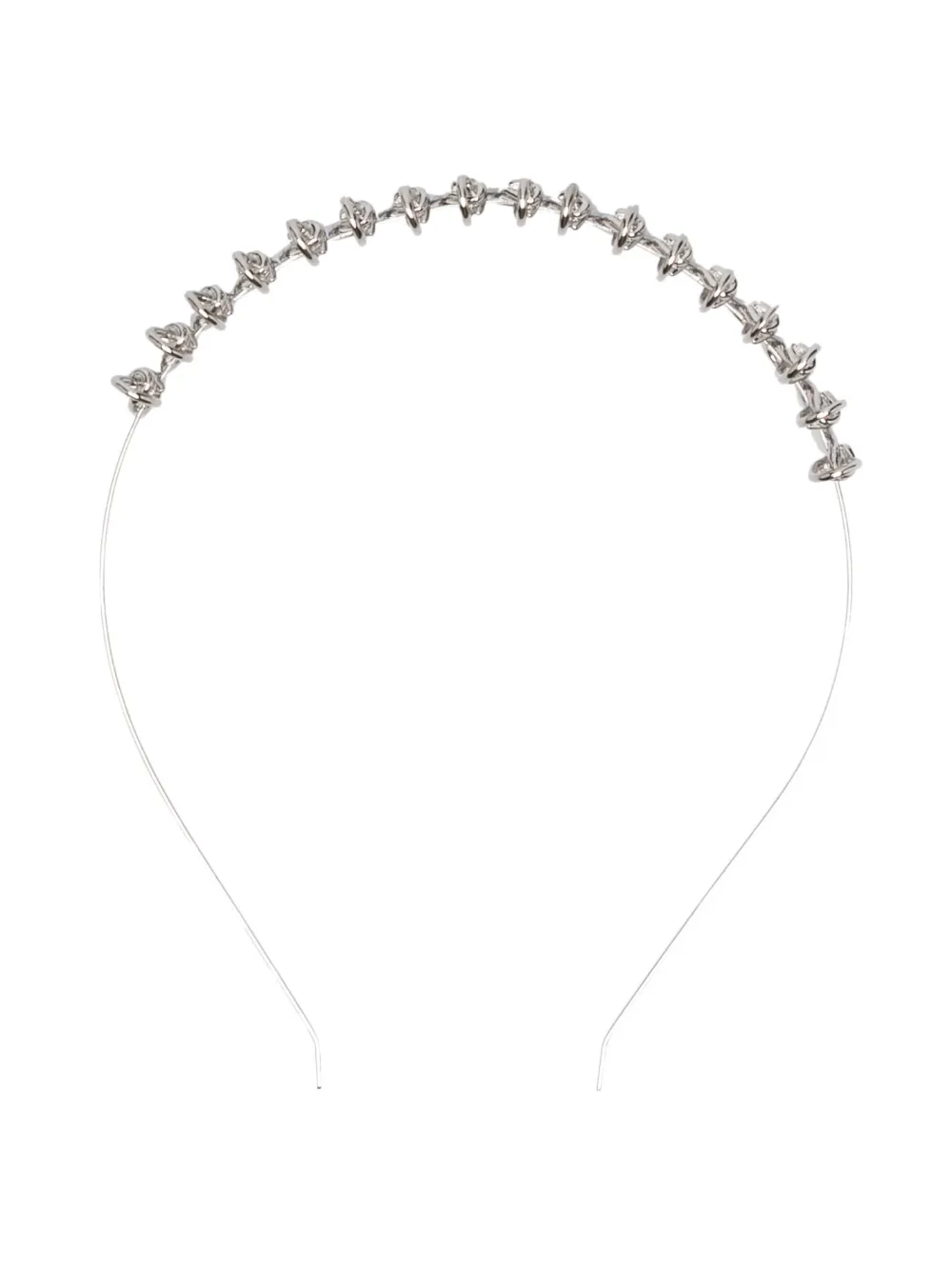 Annelise Michelson Wire metallic hairband - Silver