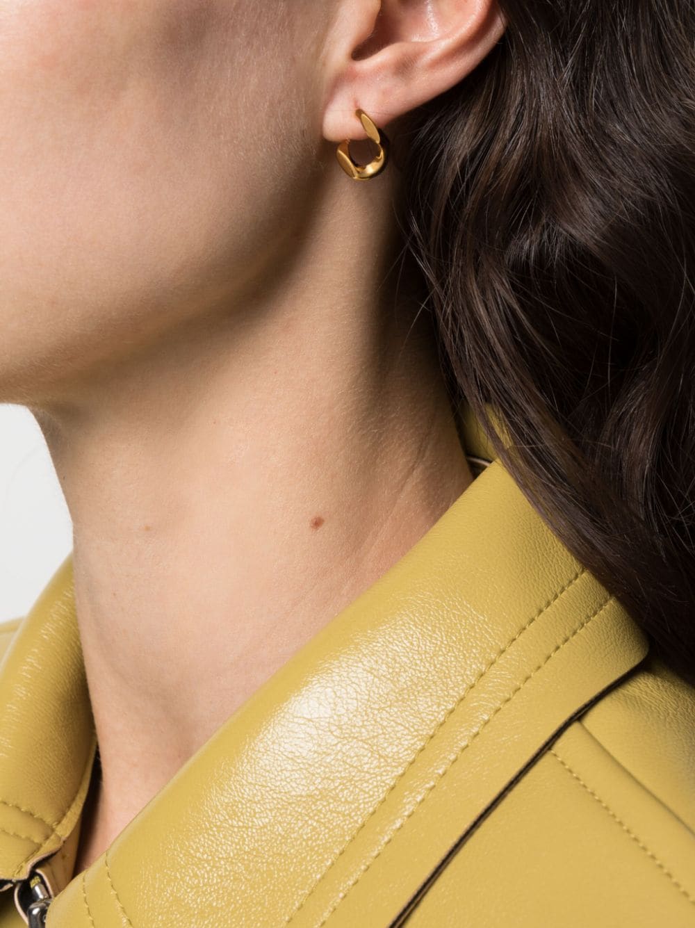 Shop Annelise Michelson Déchainée Hoop Earrings In Gold