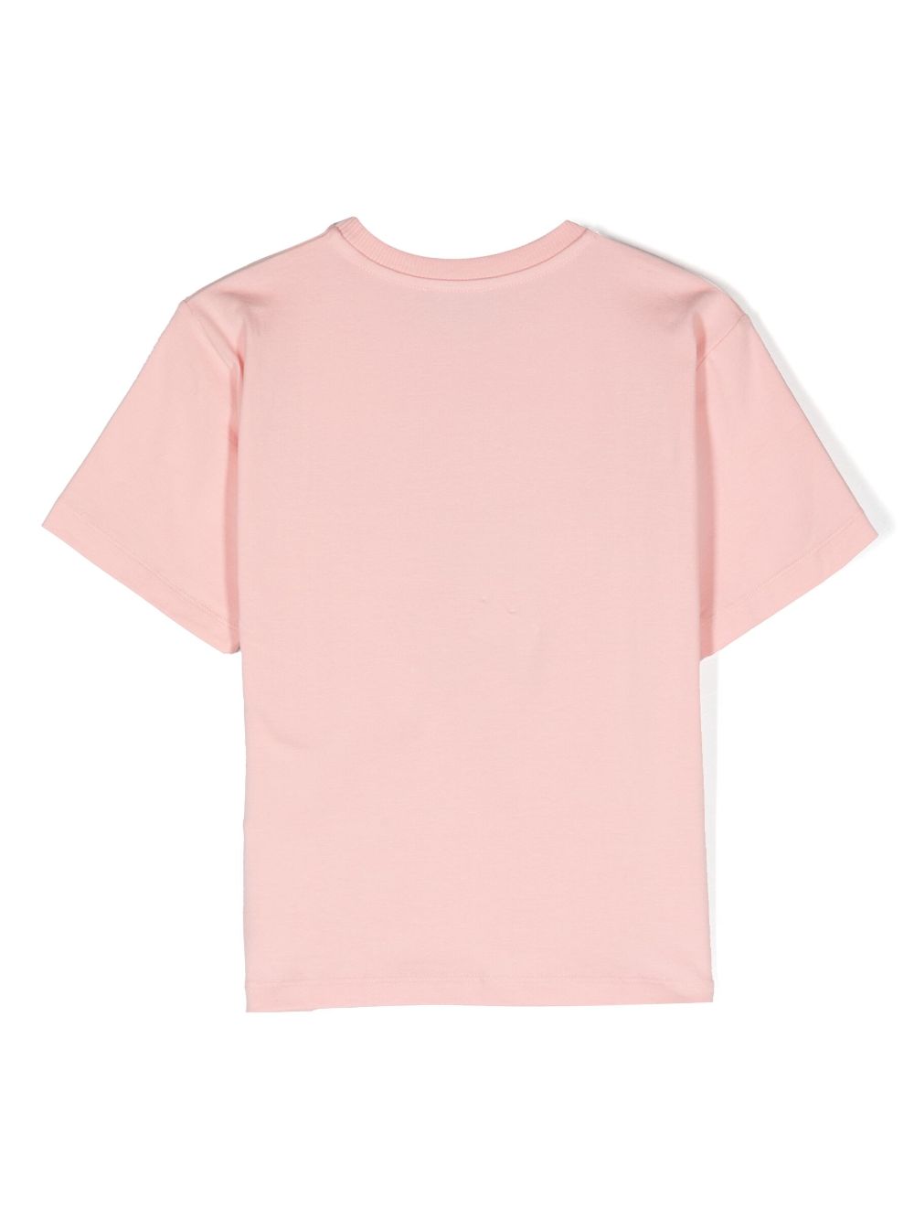 Moschino Kids Teddy Bear logo-print T-shirt - Roze