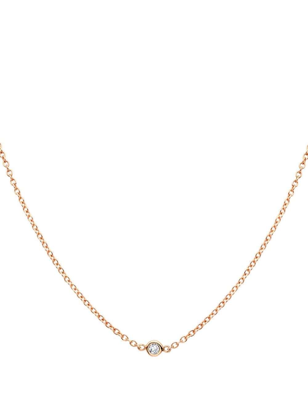 Shop Pragnell 18kt Rose Gold Sundance Diamond Necklace