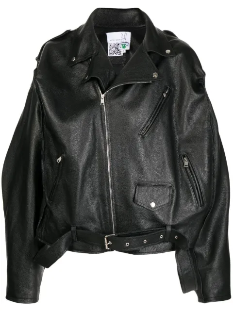 Natasha Zinko zipped leather jacket