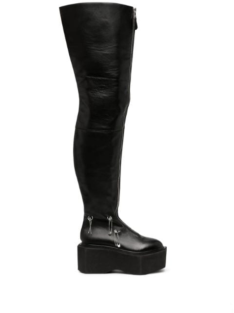Natasha Zinko Box 85mm thigh-high boots