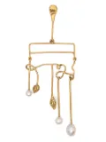 Aurelie Bidermann Sirocco freshwater pearl-embellished earrings - Gold