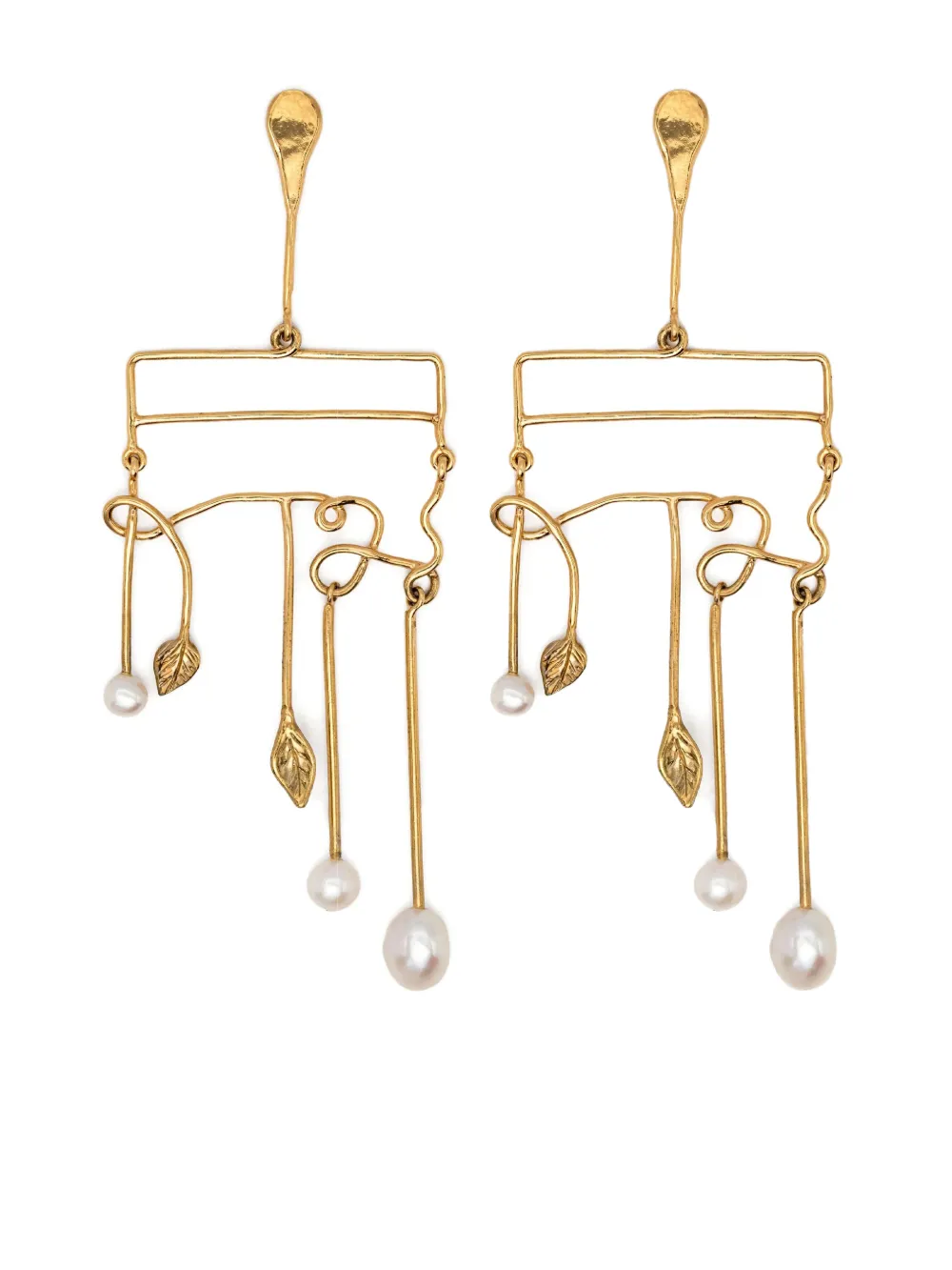 Aurelie Bidermann aretes Sirocco | dorado | Image 1