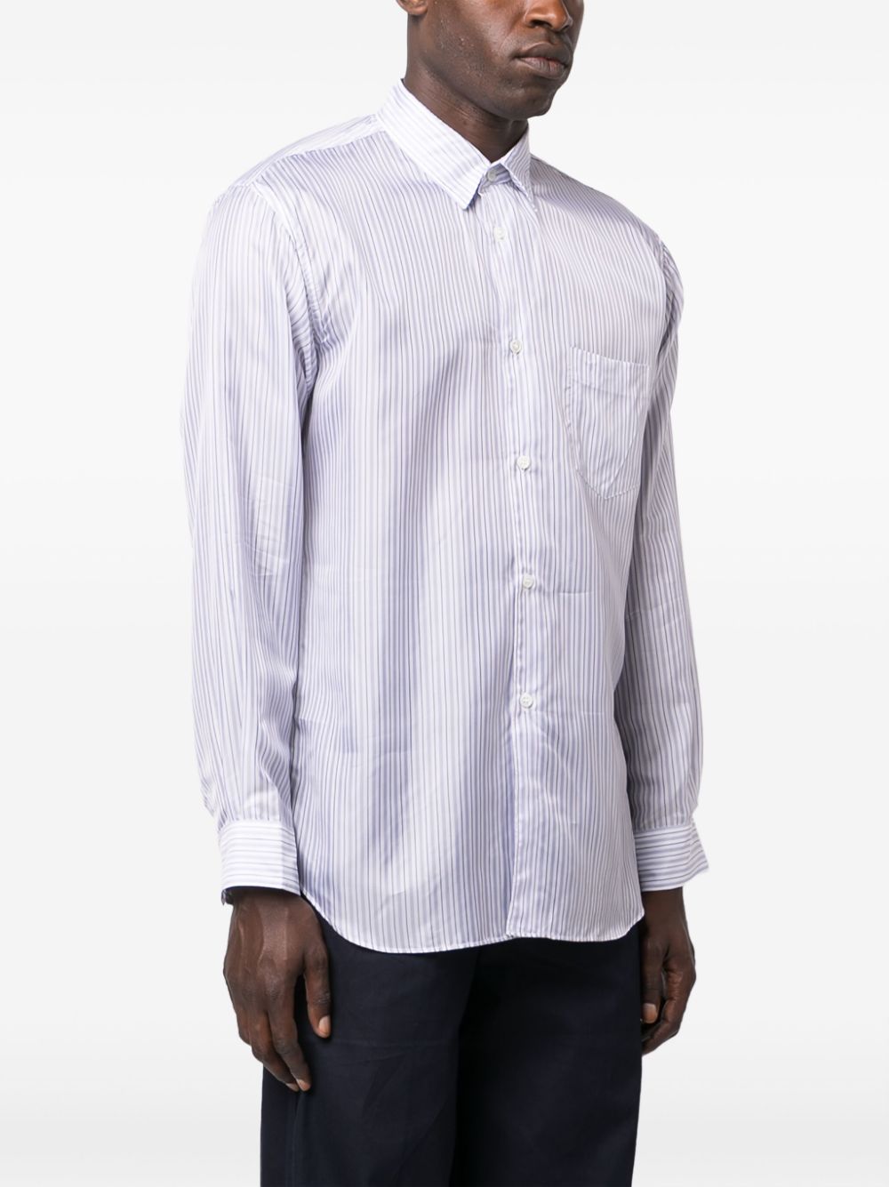 Comme Des Garcons Shirt striped button-up shirt Men