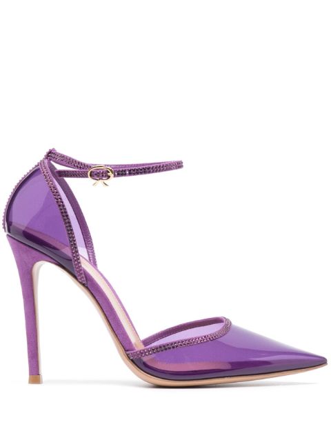 Gianvito Rossi Crystal Sabin 110mm pumps Women