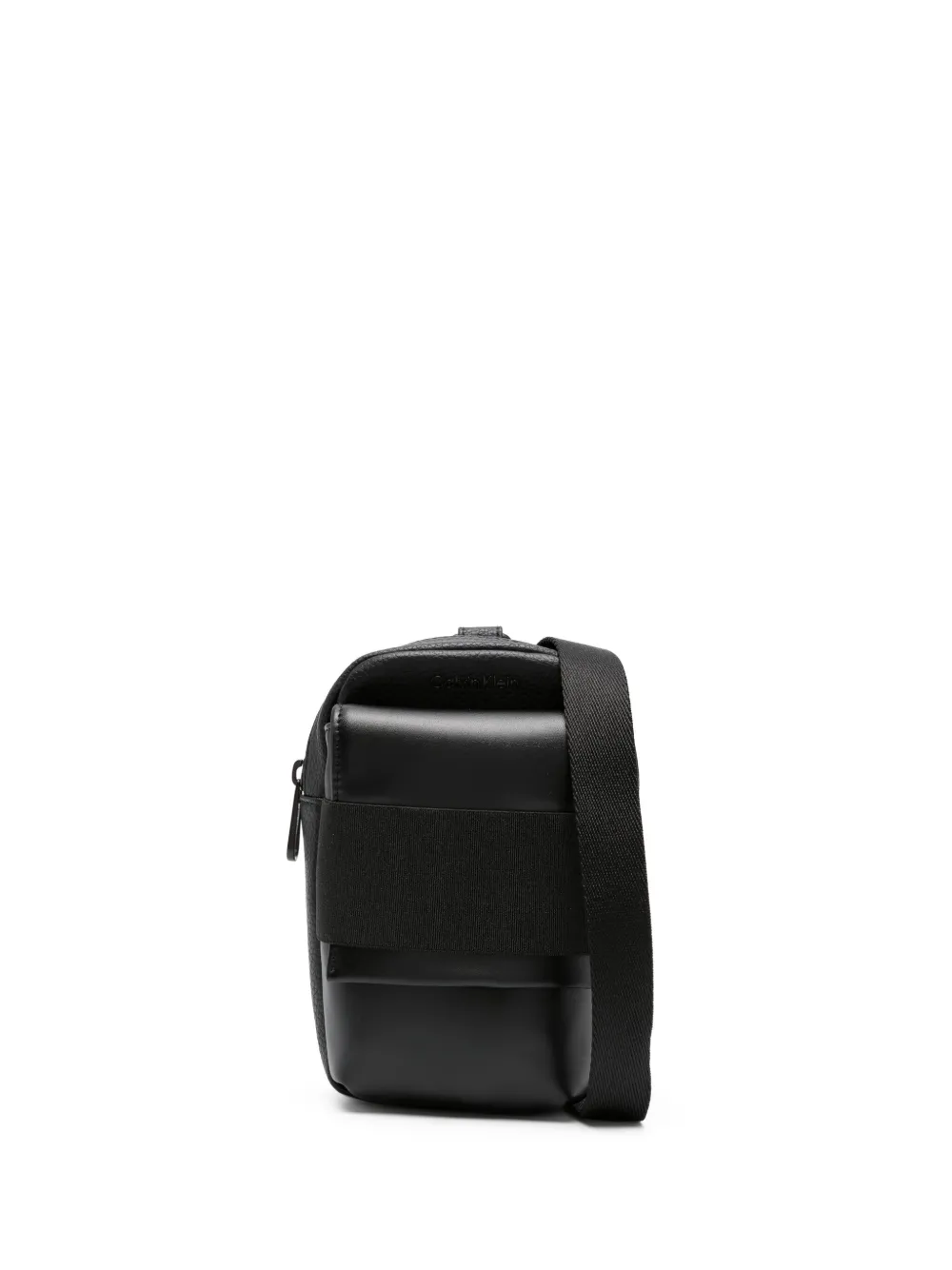 Tech Reporter faux-leather bag