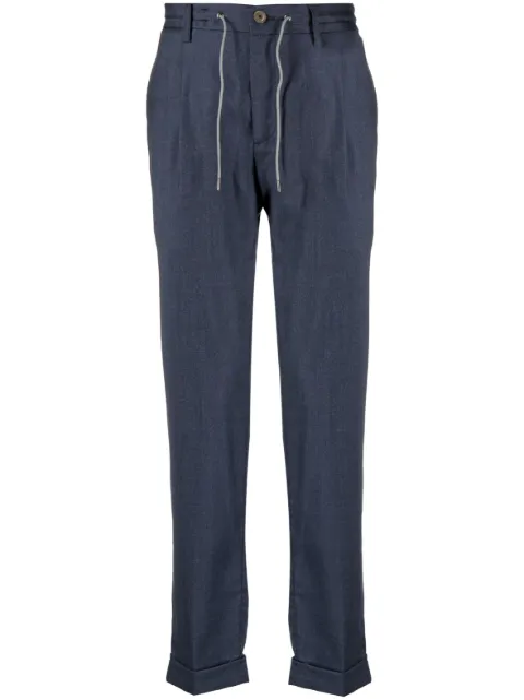 Luciano Barbera drawstring-waist straight-leg trousers