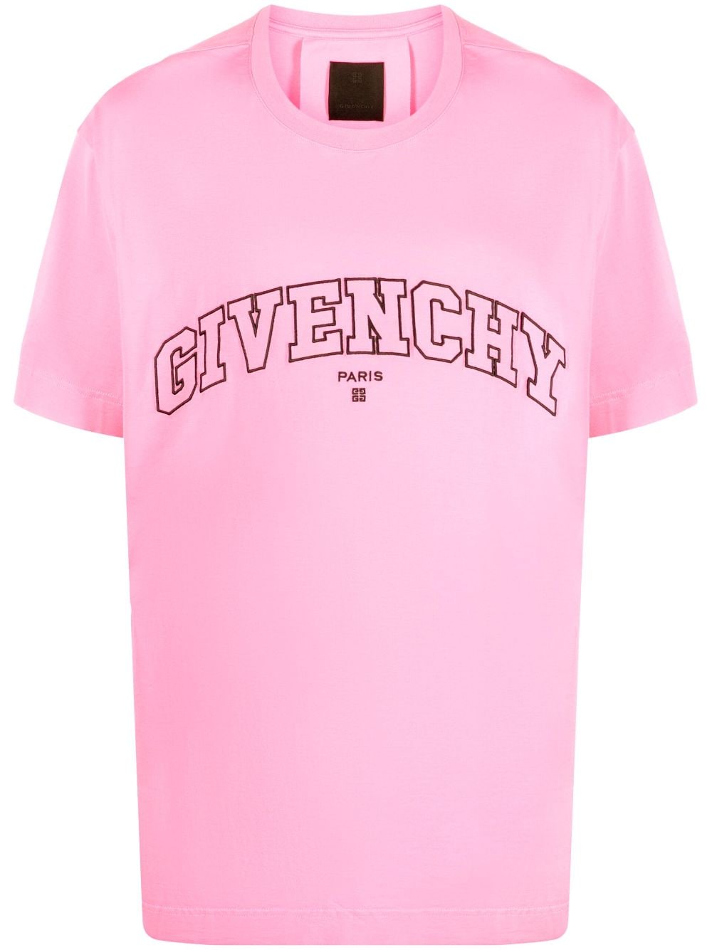 Givenchy Logo-print Cotton T-shirt In Pink