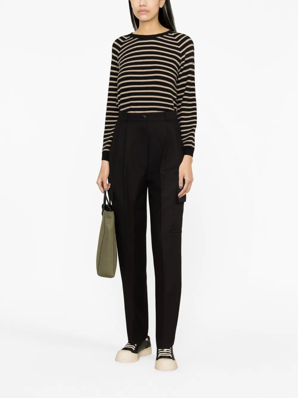 A.P.C. Lilas striped jumper - Zwart