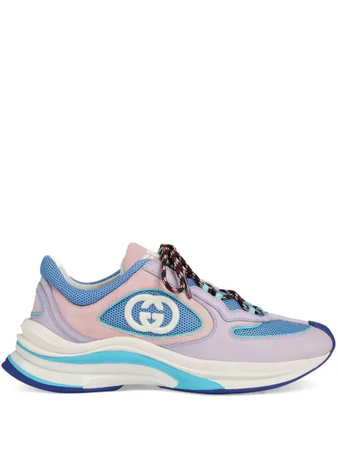 Gucci 구찌 런 스웨이드 스니커즈