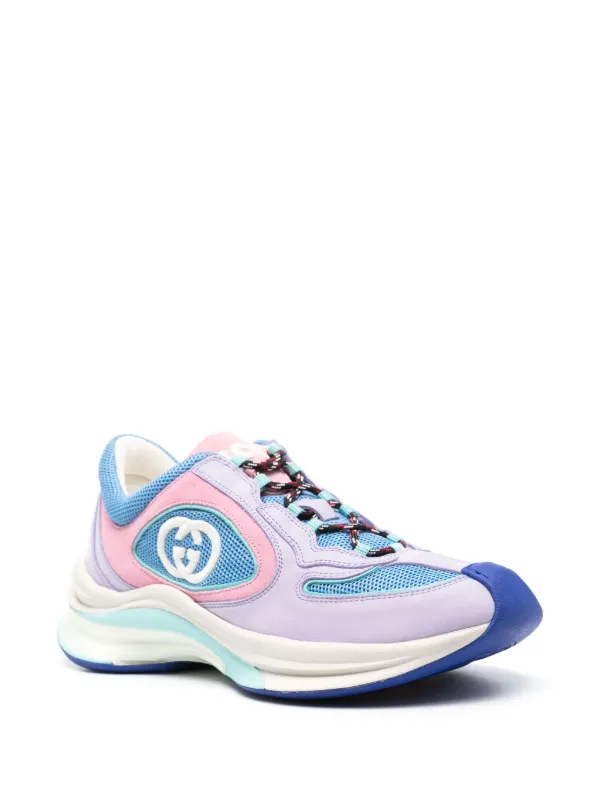 Gucci Run lace-up Sneakers | Purple | FARFETCH