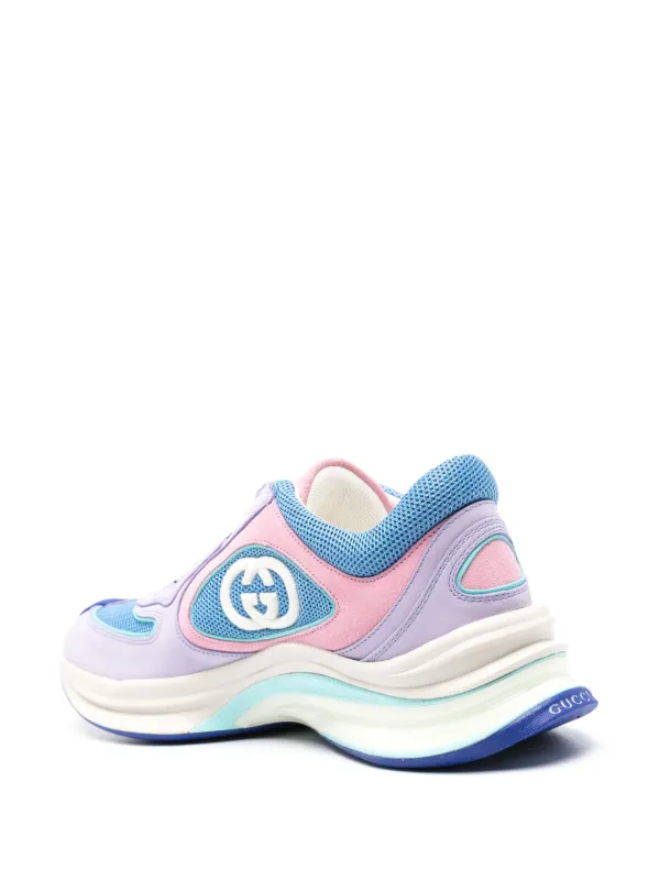 Gucci Run lace-up Sneakers | Purple | FARFETCH