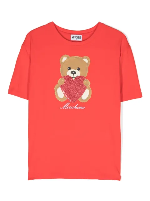 Moschino Kids Teddy Bear-motif T-shirt