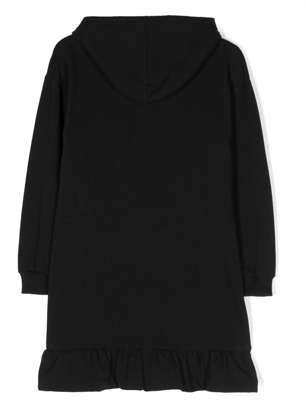 Shop Moschino Teddy Bear-print Hoodie Dress In Black
