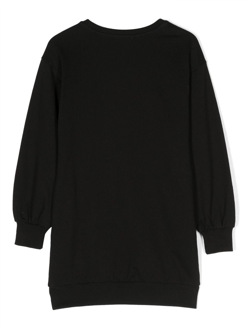 Moschino Kids Teddy Bear-print sweatshirt dress - Zwart
