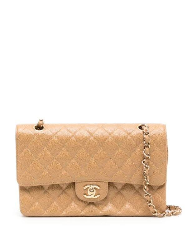 CHANEL Pre-Owned 2003 CC Patch Zipped Shoulder Bag - Farfetch