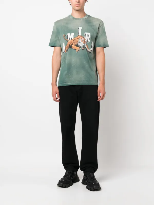 AMIRI Vintage Tiger short-sleeve T-shirt | Green | FARFETCH JO