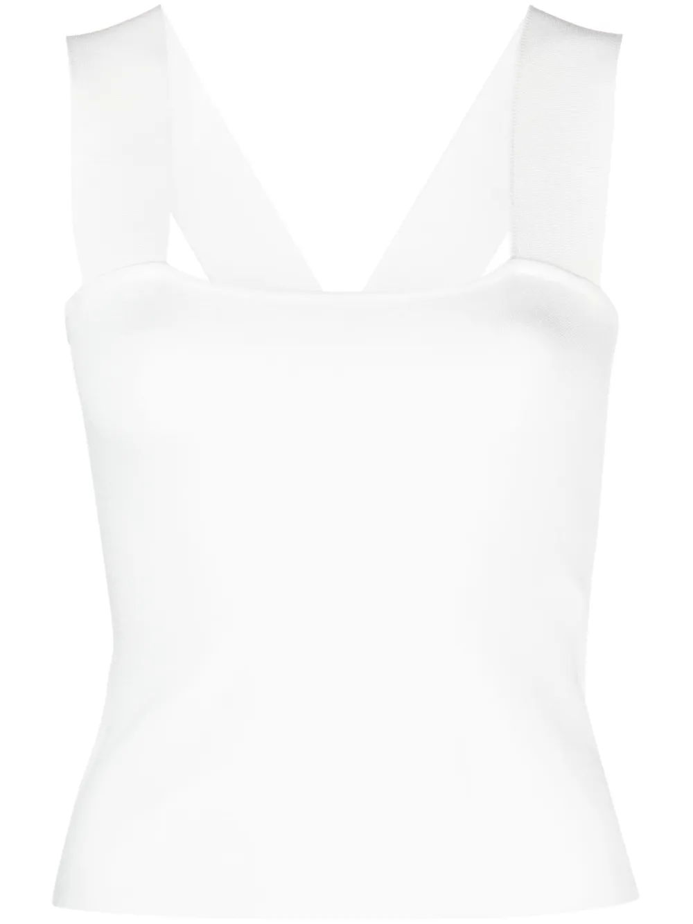 DVF Diane von Furstenberg square-neck tank top