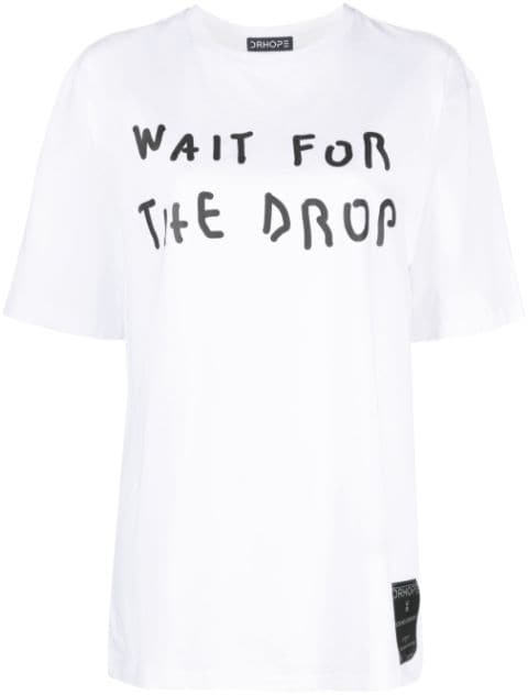 DRHOPE graphic-print cotton T-shirt