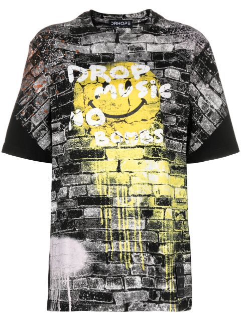 DRHOPE T-Shirt mit grafischem Print