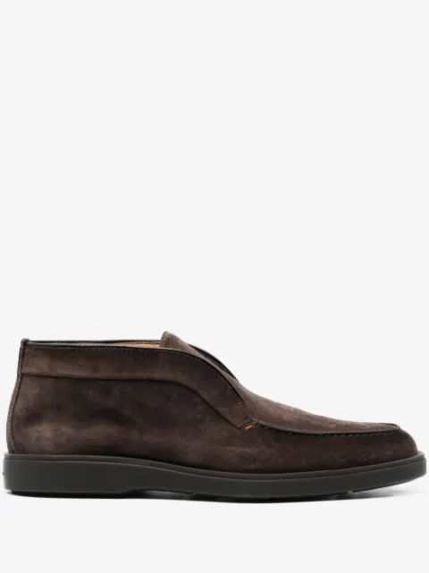 Santoni bottines à design sans lacets