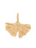 Aurelie Bidermann 18kt yellow gold mini Ginkgo pendant