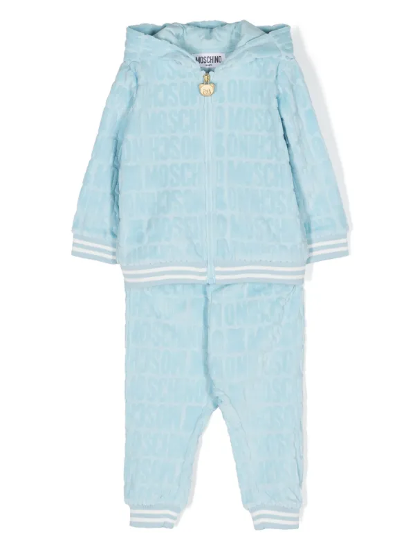 Moschino baby blue tracksuit deals