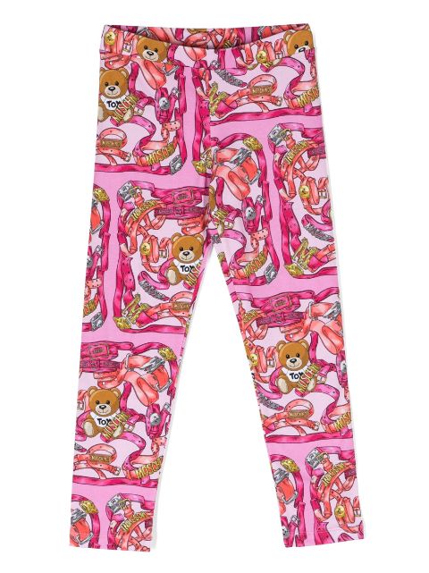 Moschino Kids graphic-print cotton legging 