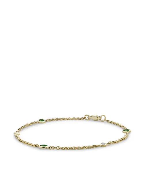 Bracelet Sundance en 18ct serti de diamants et d’émeraudes - Pragnell - Modalova