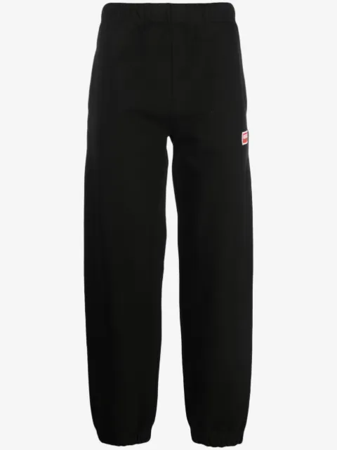 Kenzo pants tapered con logo estampado 