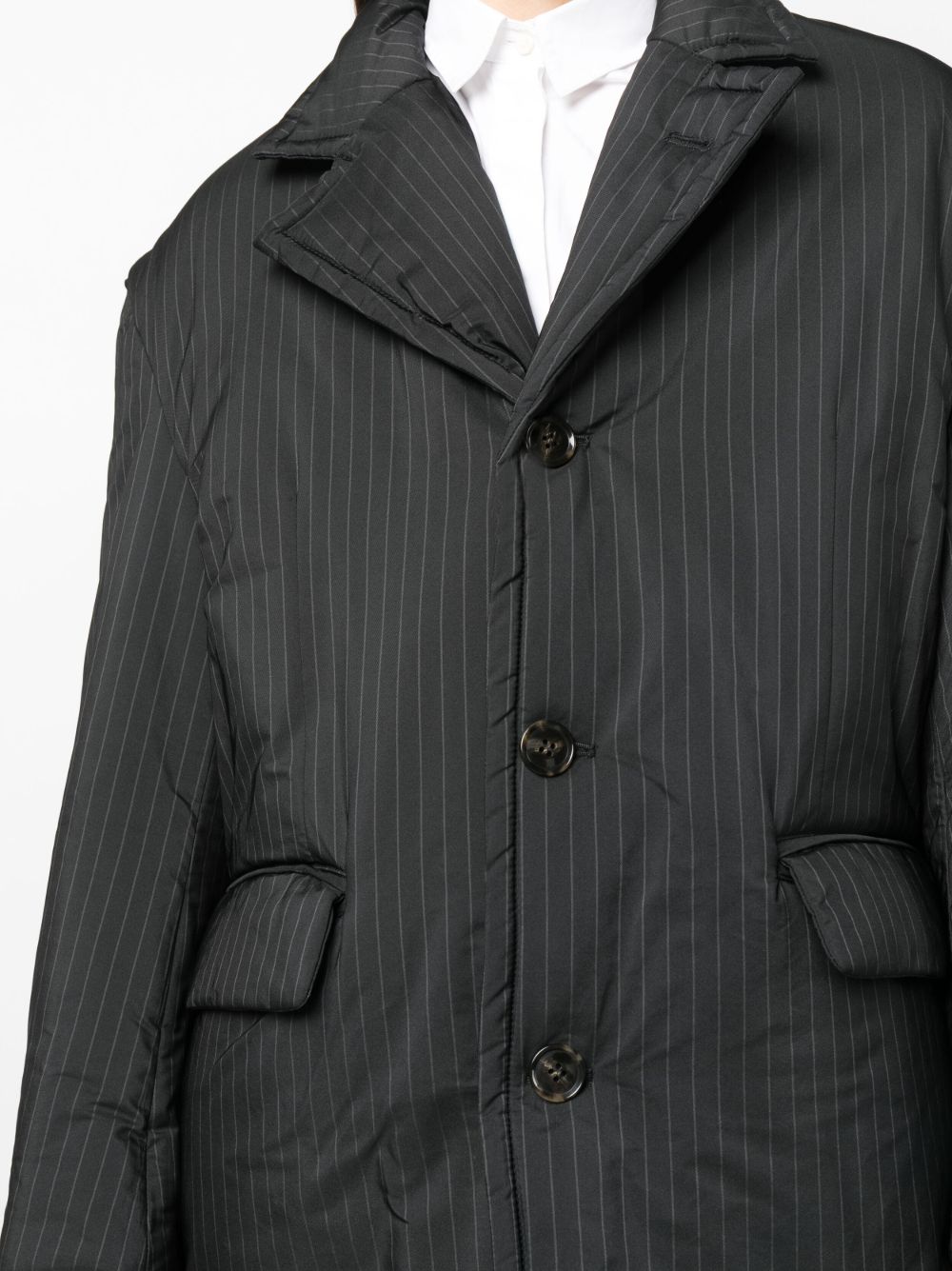 MM6 Maison Margiela pinstripe button-fastening jacket Women