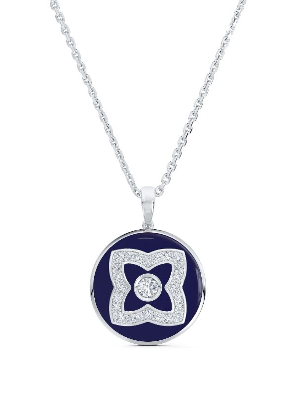 Lotus on sale diamond necklace