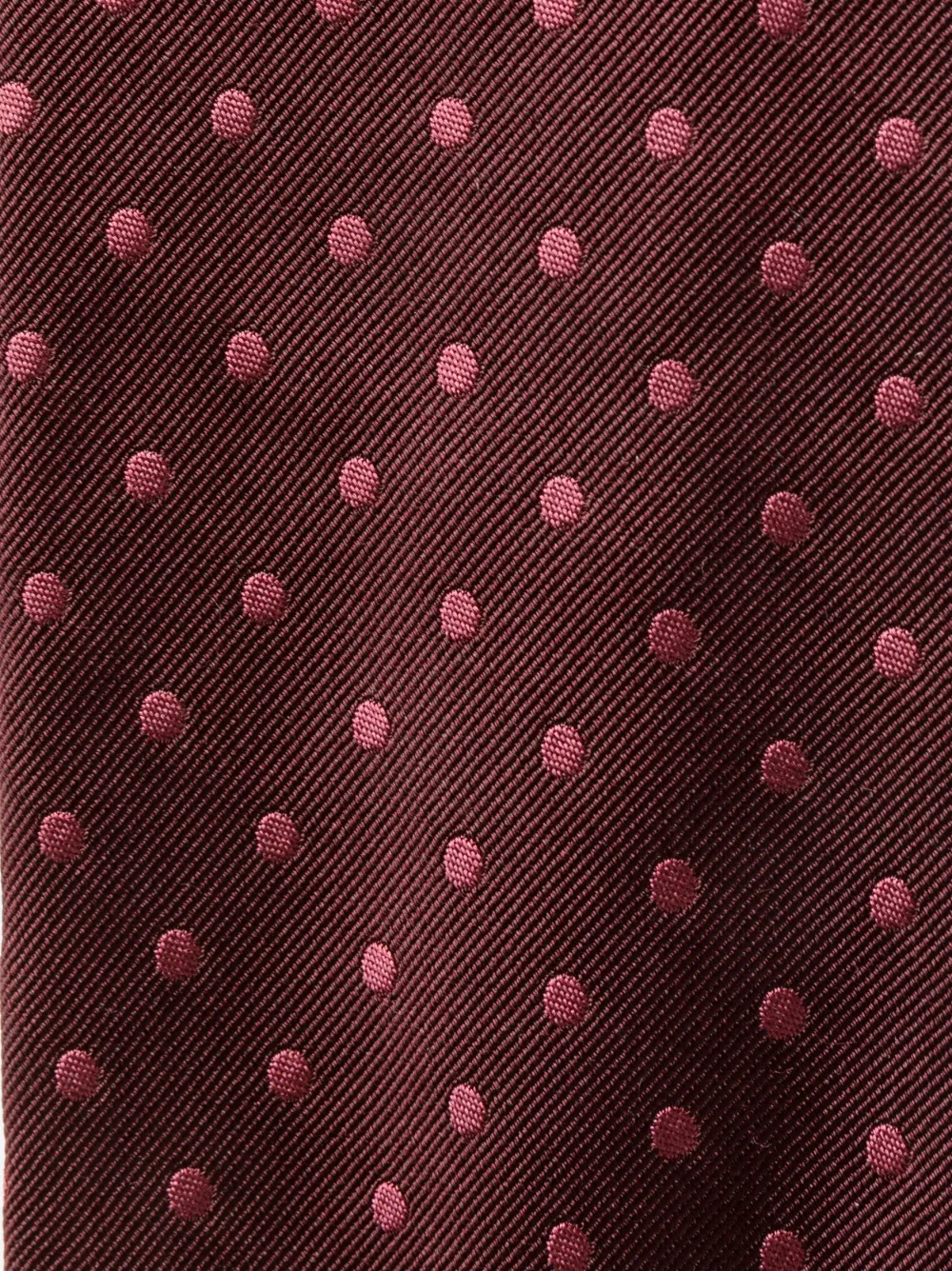 TOM FORD polka dot-print silk tie - Rood