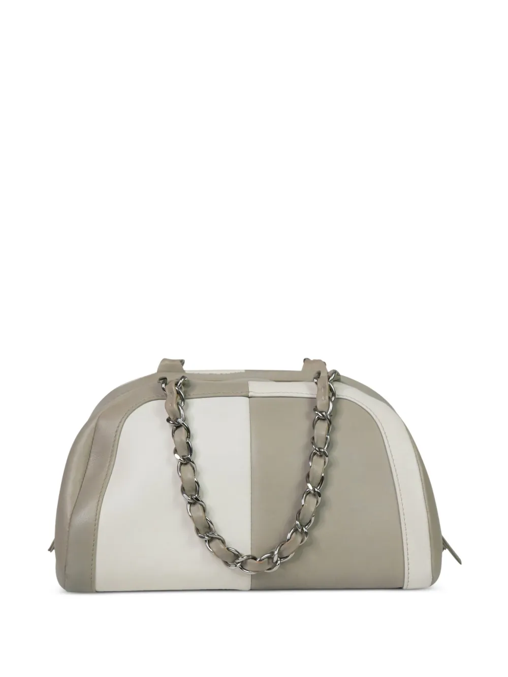 CHANEL Pre-Owned 2005 Coco Mark handtas met colourblocking - Grijs