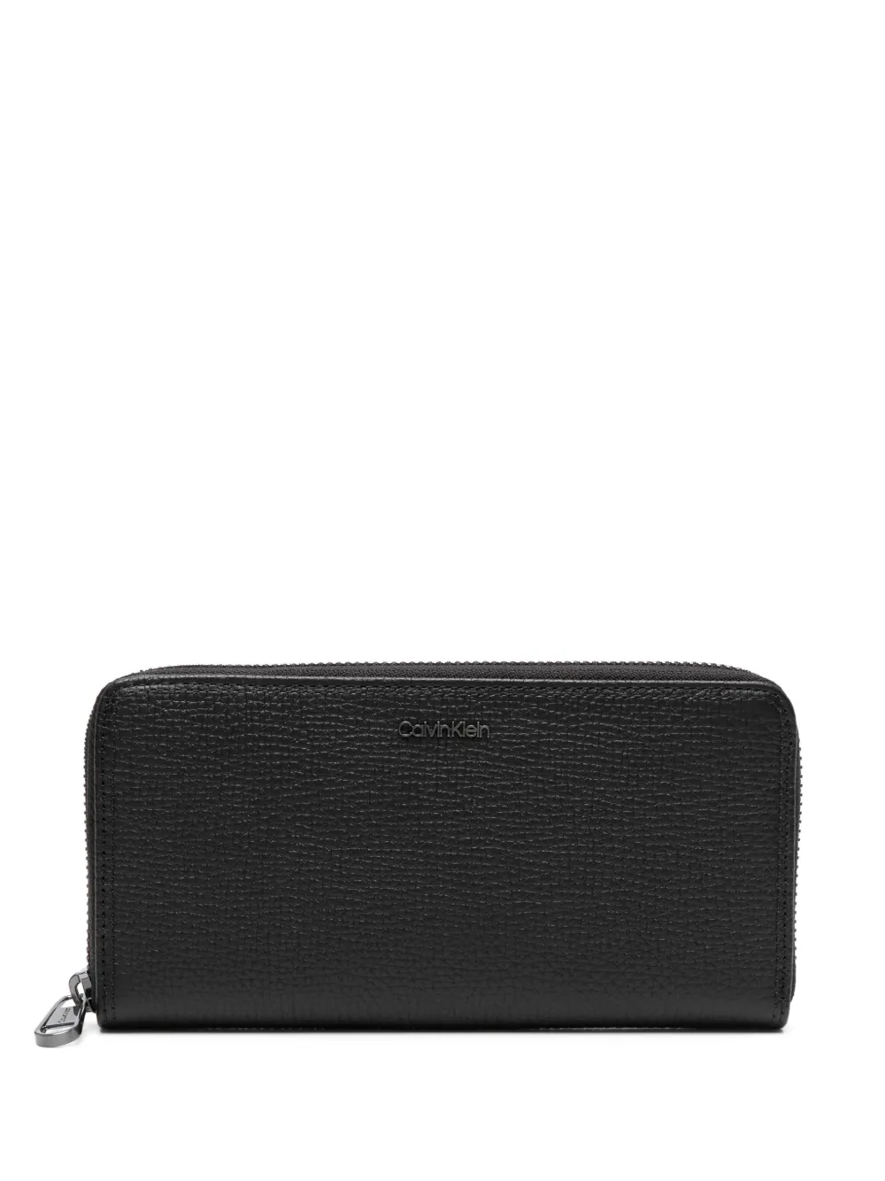 Calvin Klein Leren portemonnee Zwart